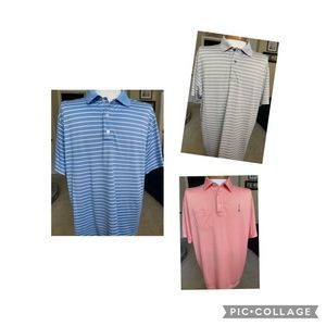 Lot of 3 FootJoy golf shirts mens large
